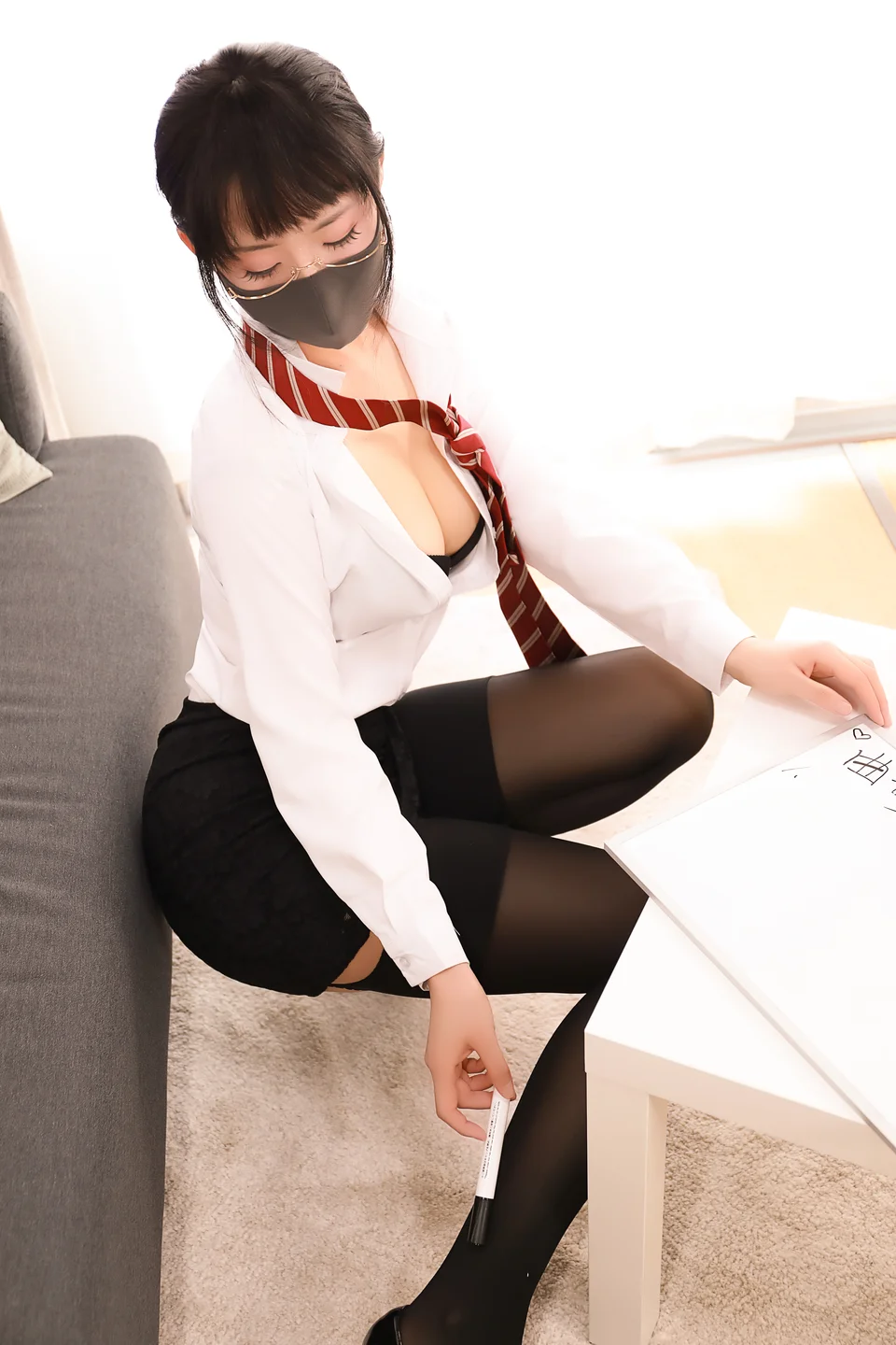 李佳 - No.012 教师 [88P-258MB] tg@simisebaisi 【丝足阁】040.webp